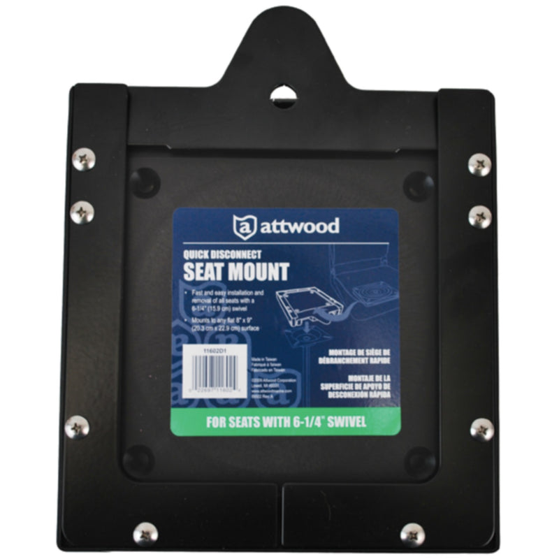 Attwood Quick Disconnect Seat Mount 6-1/4" Swivel