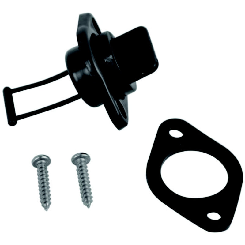 Attwood 3/4" Plastic Drain Plug and Receiver Kit