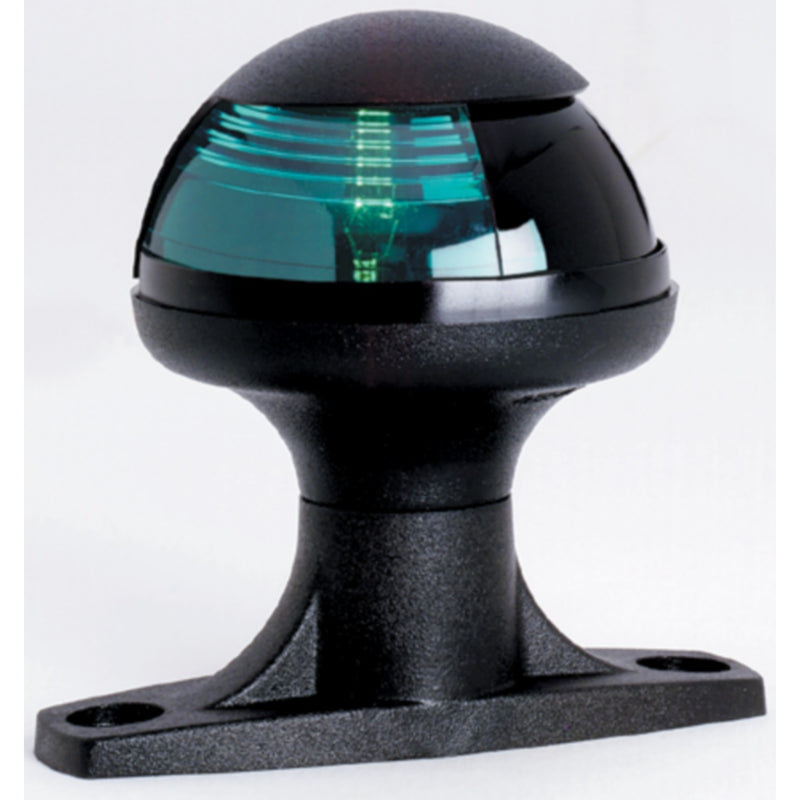 Attwood Pulsar Side Light, Raised Base, Green Lens