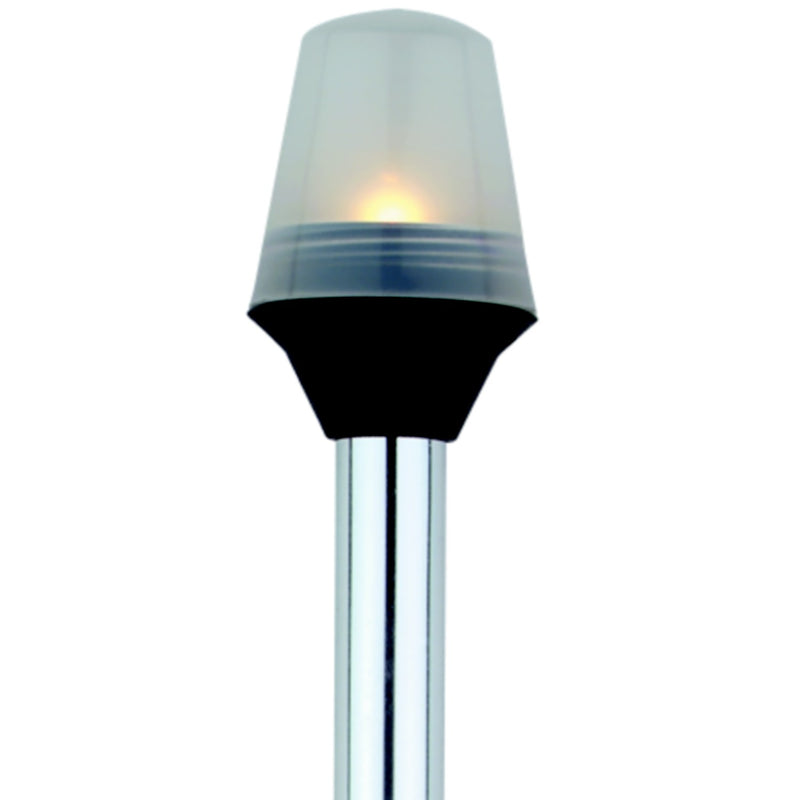 Attwood All-Round Pole Light With Fixed Base 8",Globe Style