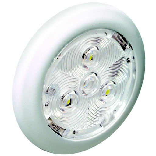 2-3/4" Warm White Interior/Exterior Light w/White Bezel