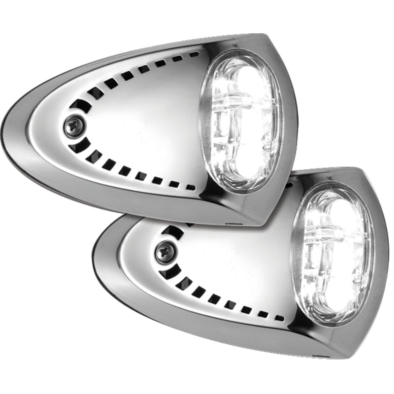 Attwood 6522SS7 Stainless LED Docking Lights, 2.8" x 4.5"
