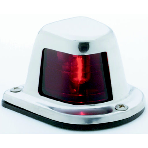 Attwood Side Lights Deck Mount, Stainless Steel - Red