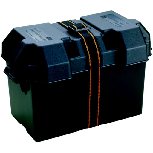 Attwood 90671 Power Guard Battery Box, Black, Fits Group 27M