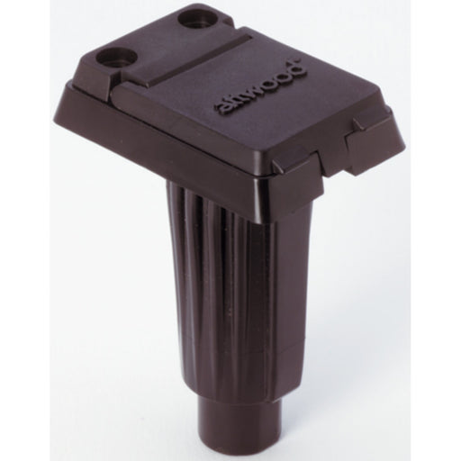 Attwood Square 2 Pin Base For Straight Pole