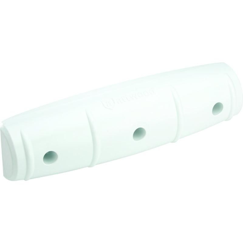 Attwood 935321 Softside Dock Fender, Straight-Edge, 18" x 3-1/2" x 4-1/2", (3) 5/16" Mount Holes