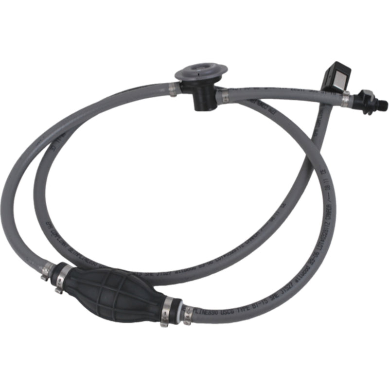 Attwood Fuel Line Hose Kit 3/8" x 6' With Fuel Demand Valve and Sprayless Connector For Mercury