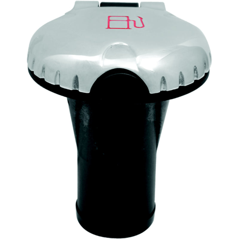 Attwood 99DFPVSS1S Straight Gas Deck Fill For Pressure Release Systems, Stainless Cap