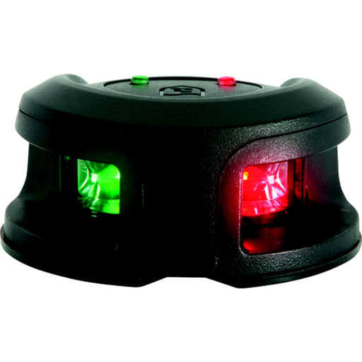 Attwood NV2002PB7 LightArmor Bi-Color LED Deck Mount Light, Black Composite
