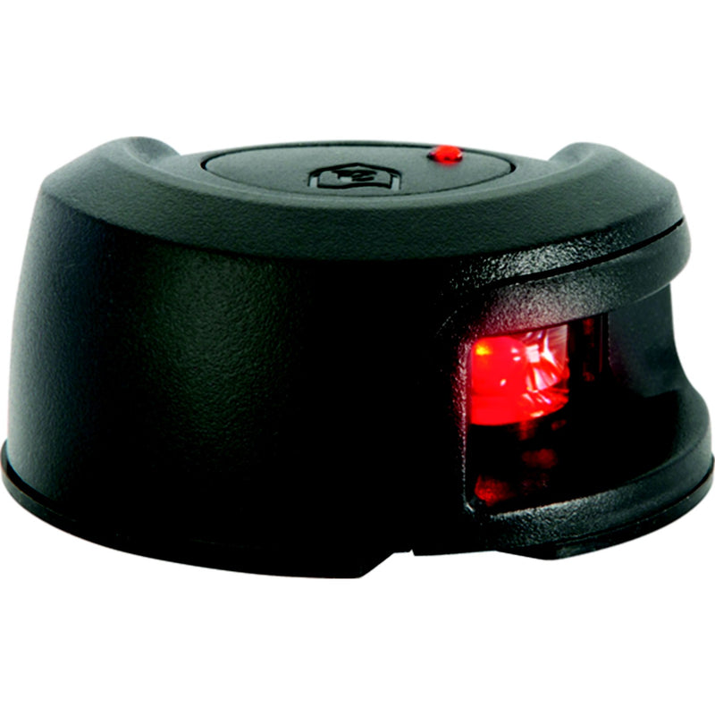Attwood NV2012PBR7 LightArmor LED Deck Mount Side Light, Black, Port Side