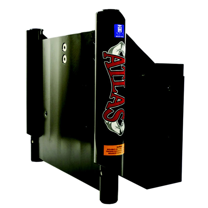 T-H Marine Atlas 12" Hydraulic Jack Plate For Outboards Up to 300HP, Black