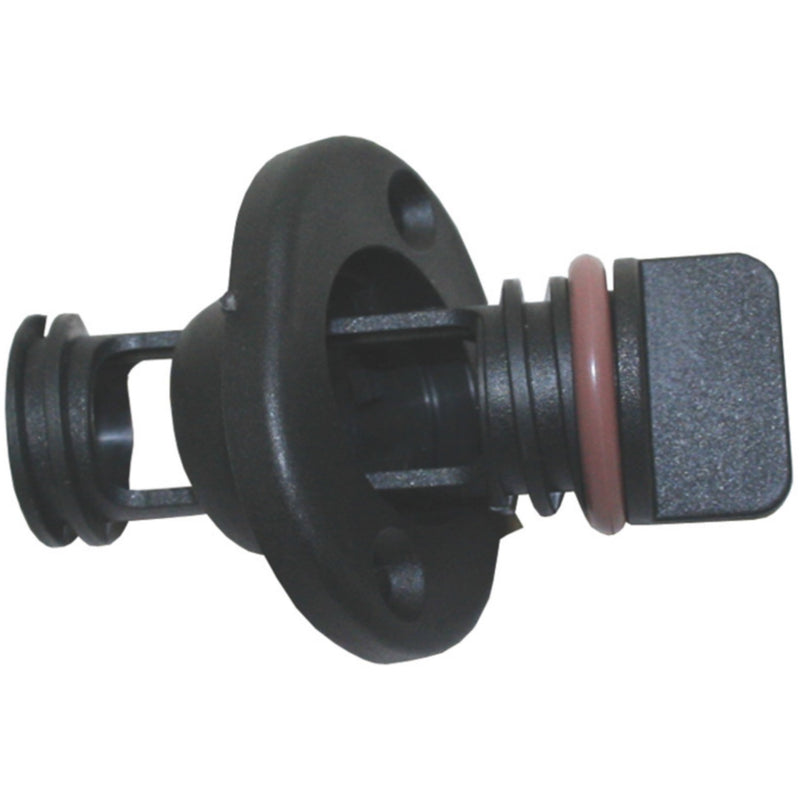 T-H Marine Drain Plug Fits 1" Hose, Black