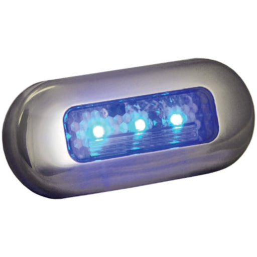 T-H Marine LED Oblong Courtesy Light With Stainless Steel Bezel