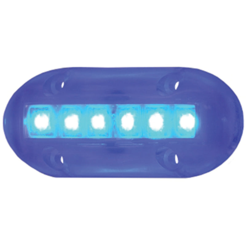 T-H Marine High Intensity LED Underwater Lights, 6 Blue LEDs