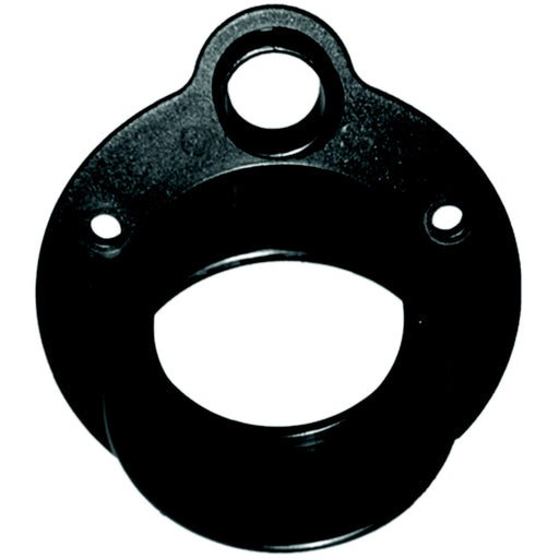 T-H Marine Rigging Flange Hose Union For 2" Hose With 3/4" Fuel Hose Port, Black