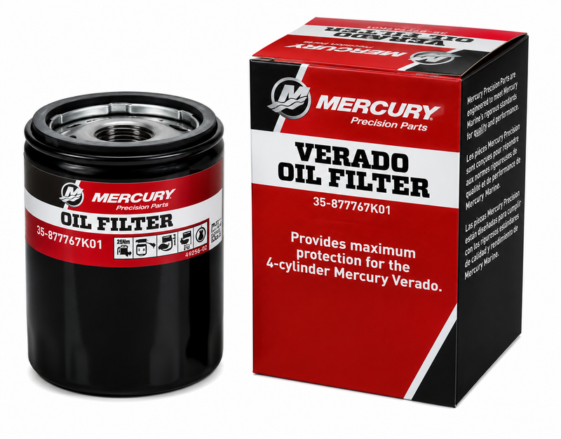 Mercury Quicksilver Oil Filter 877767K01 – Verado 135–200 HP Inline-4