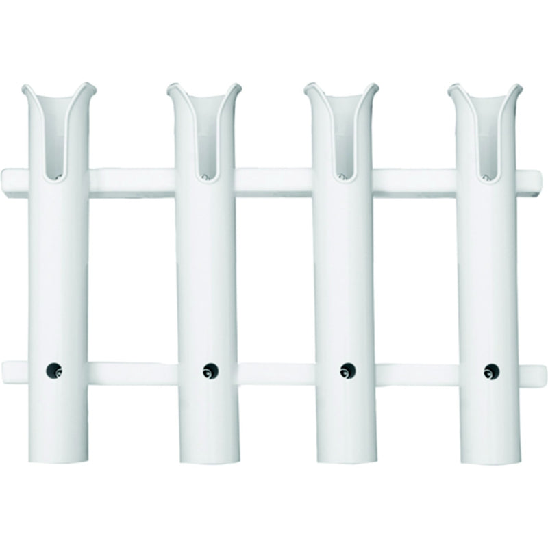 Polyethylene 4-Rod Rack, White