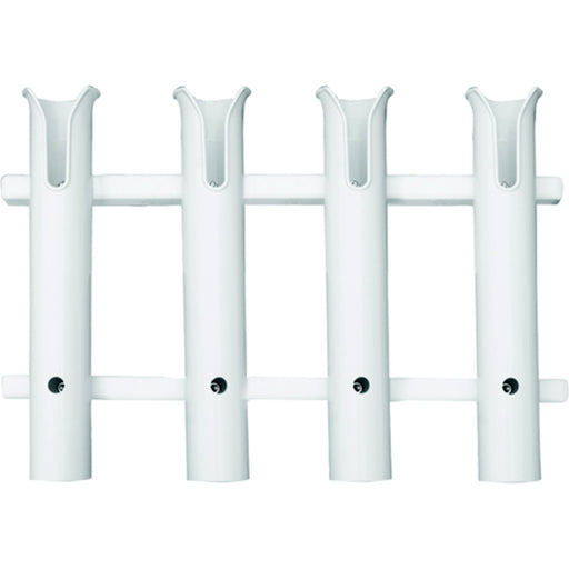 Polyethylene 4-Rod Rack, White