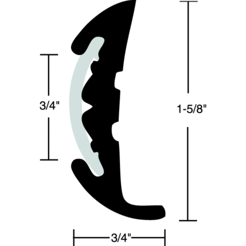 Rub Rail Kit w/Chr Insert 70'