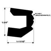 Taco V219647WHA20D Rigid Rub Rail