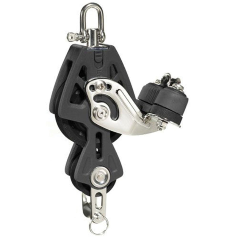 Fiddle Block w/Cam & Becket, Black