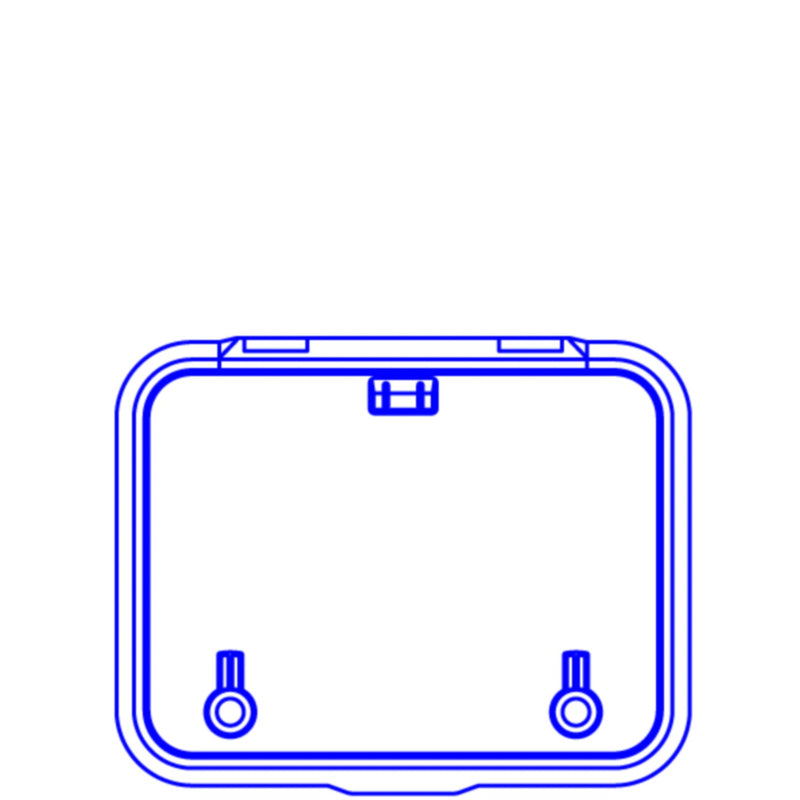 Lewmar Ocean Hatch, Size 50 Flat Base