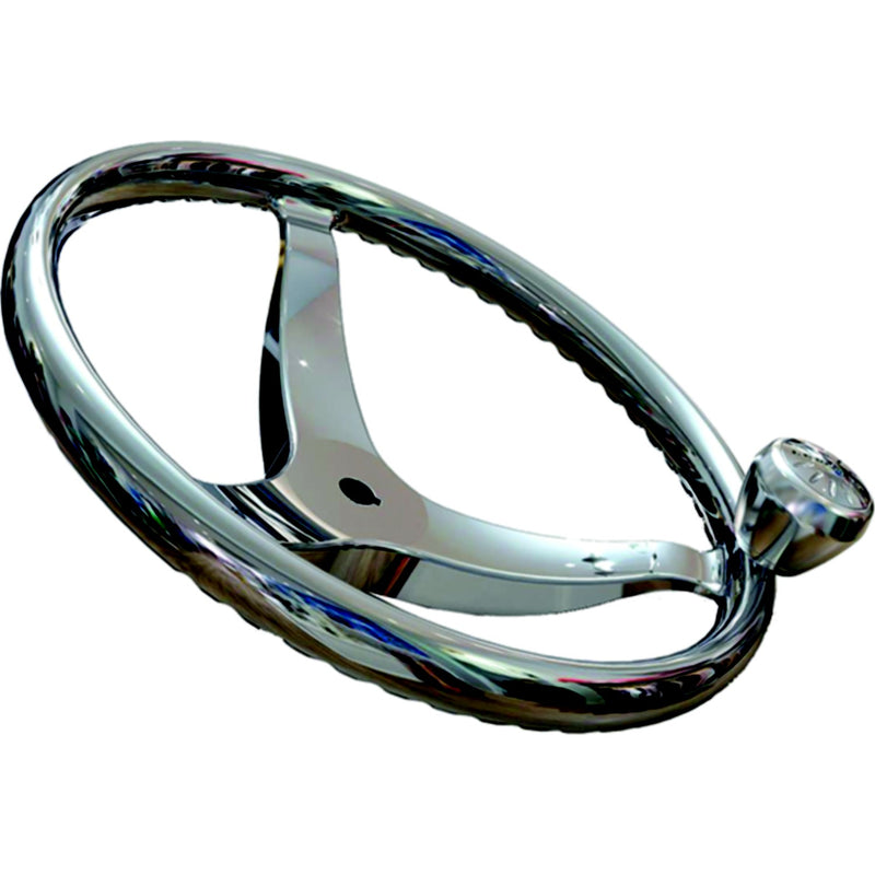 Lewmar 89700820 SWR Stainless Steering Wheel, 13.5" w/ 5/8" UNC Nut Set
