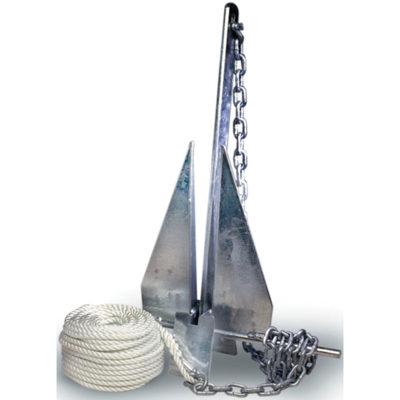 Tie Down Engineering Super Hooker Anchor Kit Includes Anchor, Anchor Line, Chain and (2) Shackles