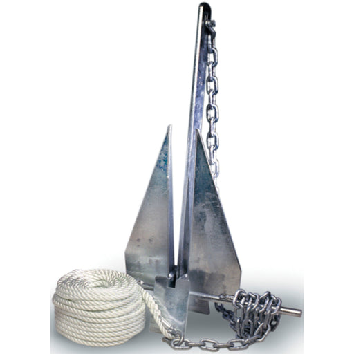 Tie Down Engineering Super Hooker Anchor Kit Includes Anchor, Anchor Line, Chain and (2) Shackles
