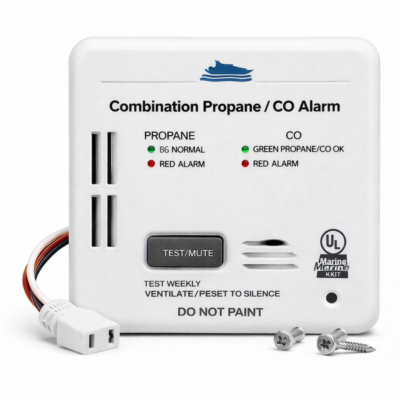 Combination Propane/CO Alarm - Marine Safety Detector