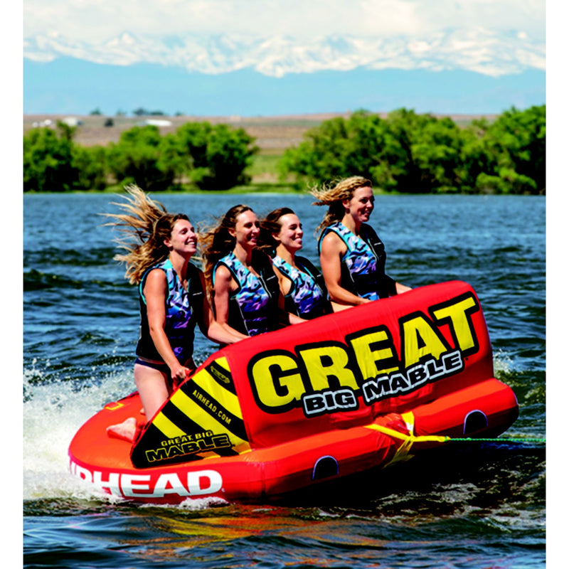 AirHead AHT2218GM Great Big Mable Towable Tube, 1-4 Riders