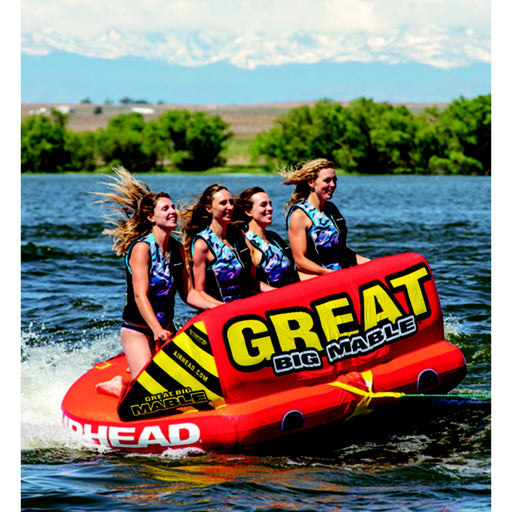 AirHead AHT2218GM Great Big Mable Towable Tube, 1-4 Riders