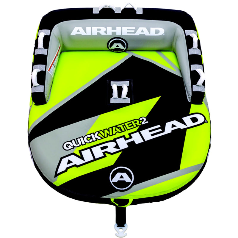 AirHead AHT50187YBK Quick Water Towable Tube, Yellow/Black, 1-2 Riders