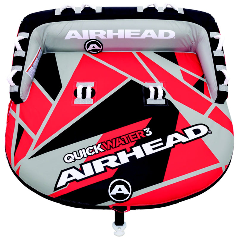 AirHead AHT50188RBK Quick Water Towable, Red/Black, 1-3 Riders