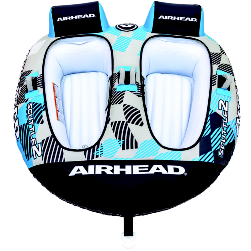 AirHead AHT50190BBK Scuttle Towable Tube, 1-2 Riders