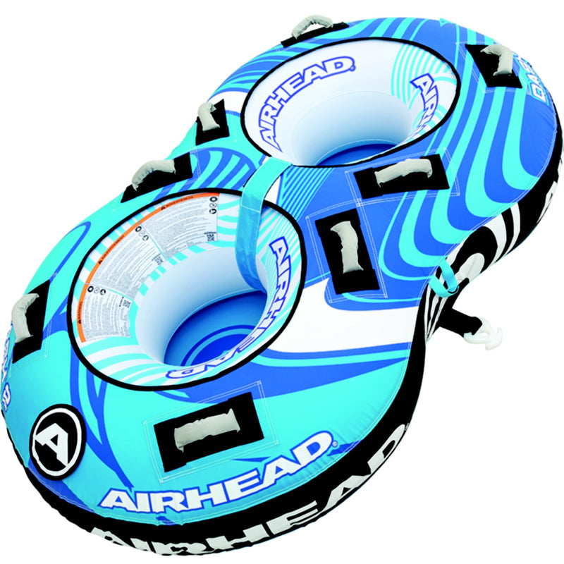 AirHead AHT50193BL Dash Towable Tube, 2 Rider, Blue