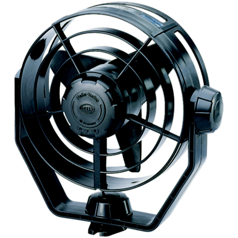 Hella 12V Two Speed "Turbo" Fan, Black