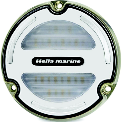 Hella 016830001 Apelo A3 Bronze LED Underwater Light, Blue/White