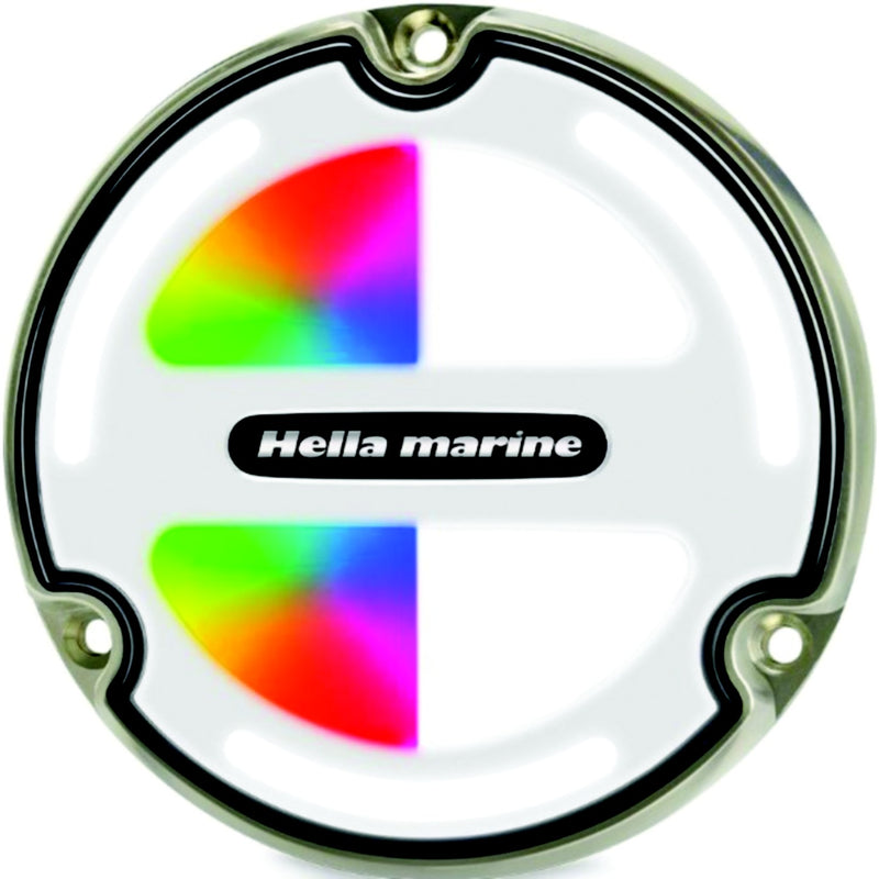 Hella 016830101 Apelo A3 Bronze LED Underwater Light, RGBW