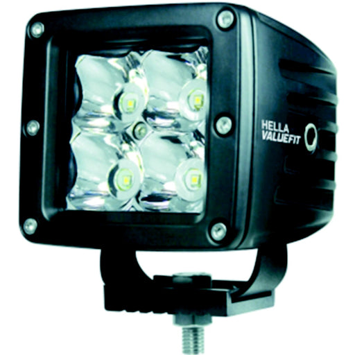 Hella 357204031 Valuefit Cube 4 LED Spot Light Kit, Black