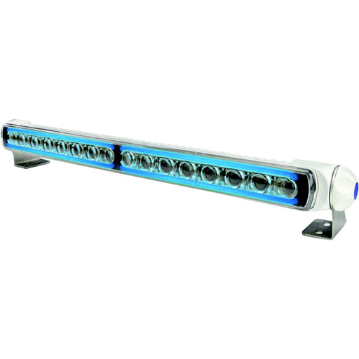 Hella 958140531 Sea Hawk-470 LED Light Bar w/Blue Edge Light & White Housing