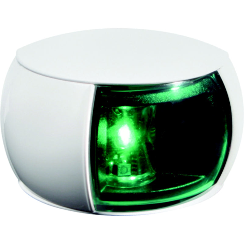 Hella 980520211 NaviLED® Starboard (Green) Side Light Only, White w/Green Lens, 1 ea.