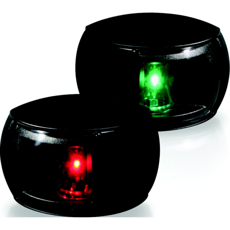 Hella 980520901 NaviLED® Side Light Kit, Black w/Clear Lenses, 1 pr.