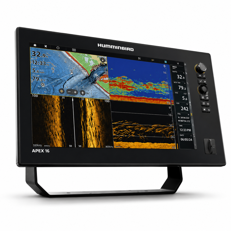 Humminbird APEX 16 CHO VX — 16" Full-HD Chartplotter & Fishfinder MFD