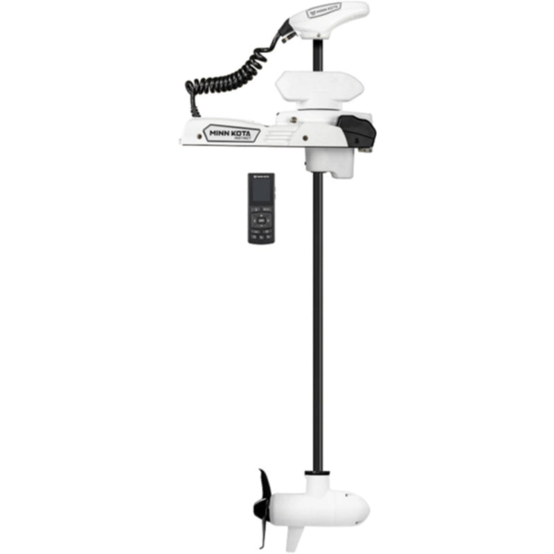 Minn Kota 1358560 Riptide Instinct Quest Series Bow Mount Saltwater Trolling Motor, 90 / 115 lbs. Thrust, 60" Shaft, 24 / 36 Volts, White w/Handheld Remote