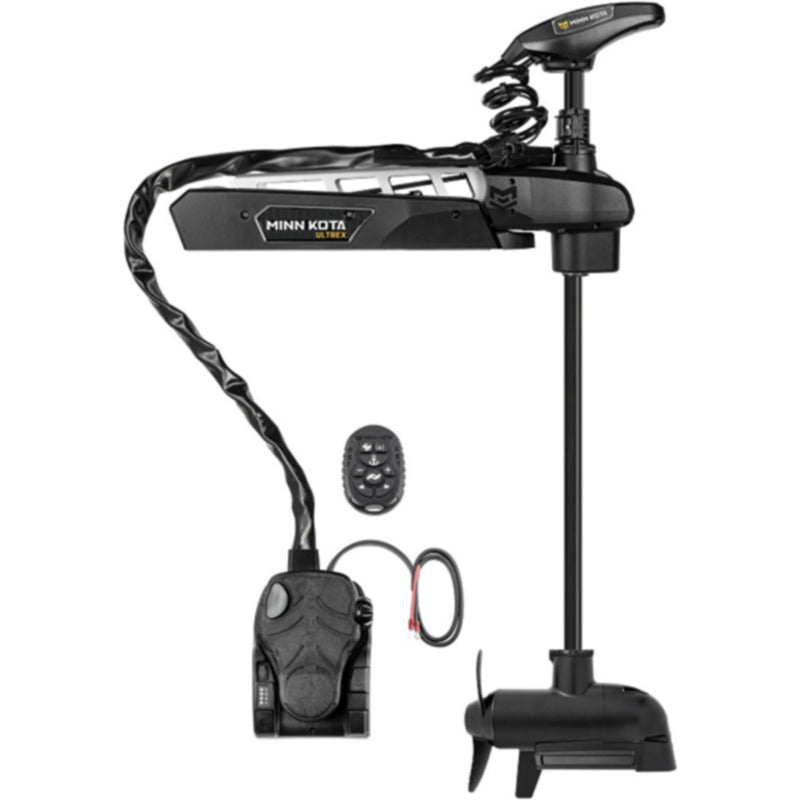 Minn Kota 1368900 Ultrex™ Quest Series Bow Mount Freshwater Trolling Motor, 90 / 115 lbs. Thrust, 45" Shaft, 24 / 36 Volts w/Micro Remote, Foot Pedal & Dual Spectrum CHRP Sonar