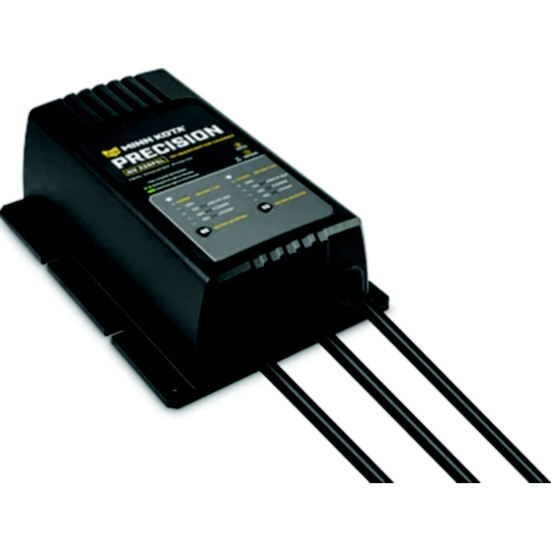 Minn Kota 1832304 On-Board Precision Chargers, 2 Banks, 15 Amps
