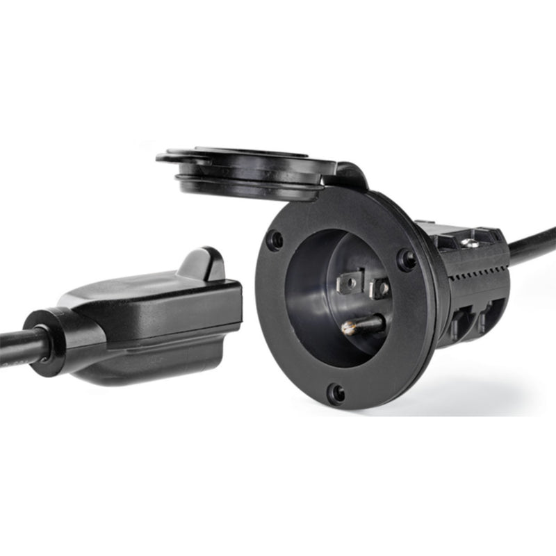Minn Kota 1865111 AC Power Port, Black, Bulk