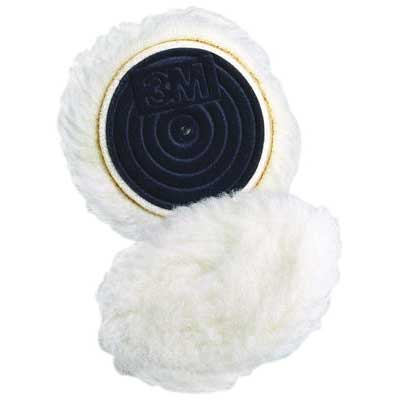 3M Links - 3"NATURAL Wool Buffing Pad | 85078