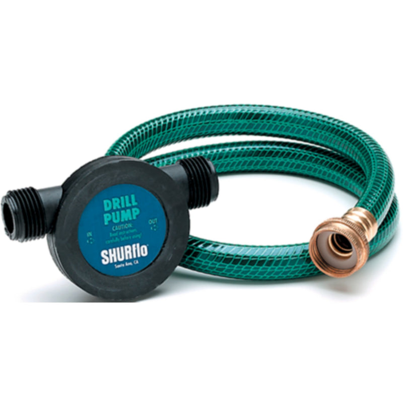 SHURFLO 200 GPH Drill Pump 1/4" Shaft (Includes hoses)